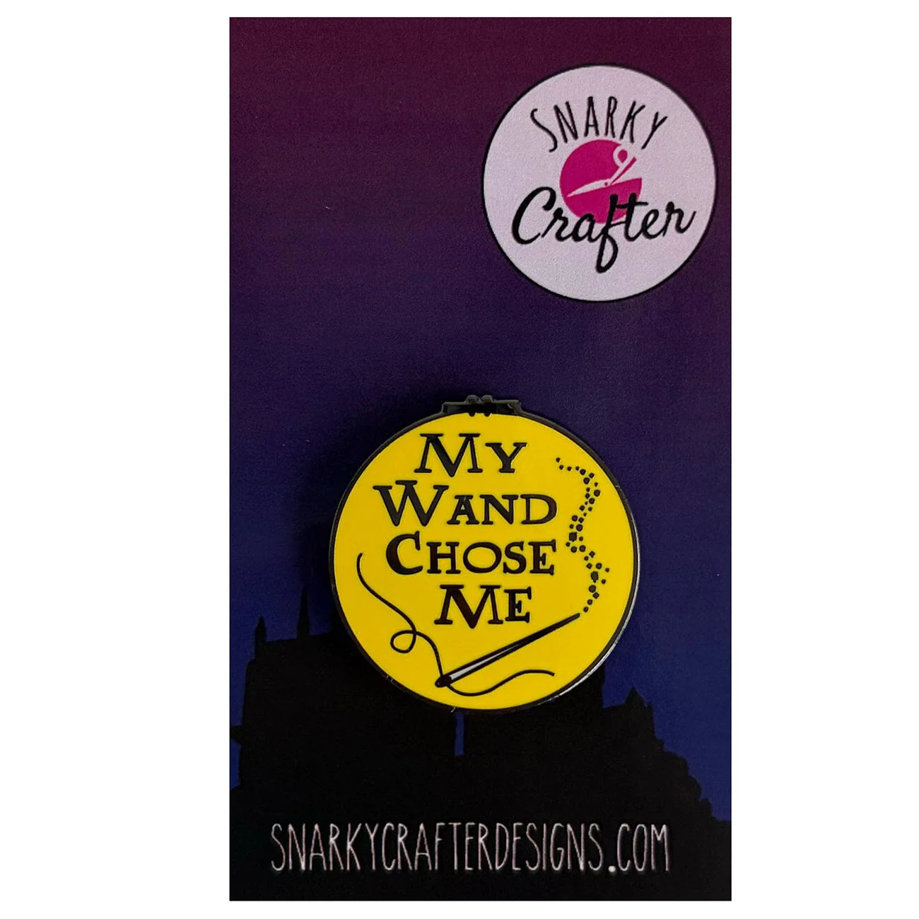 My Wand Chose Me YELLOW Needleminder
