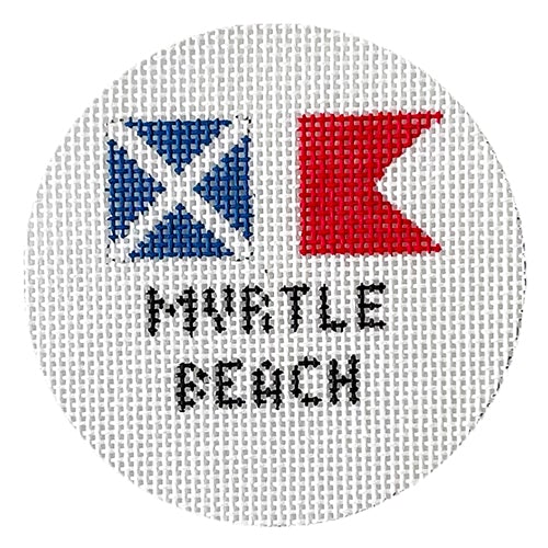 Myrtle Beach Nautical Flags Ornament