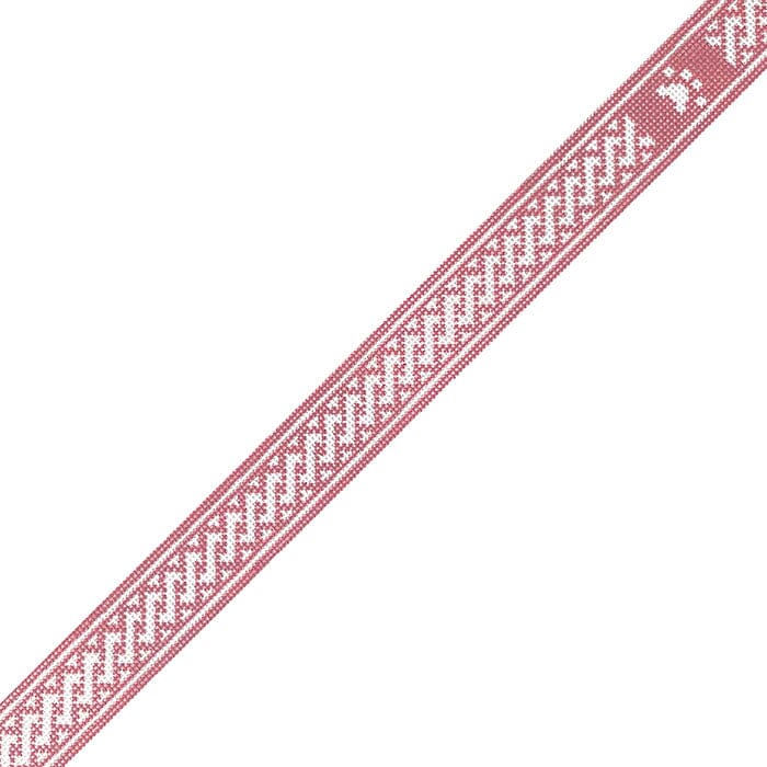 Nantucket Braid Collar Large - Red