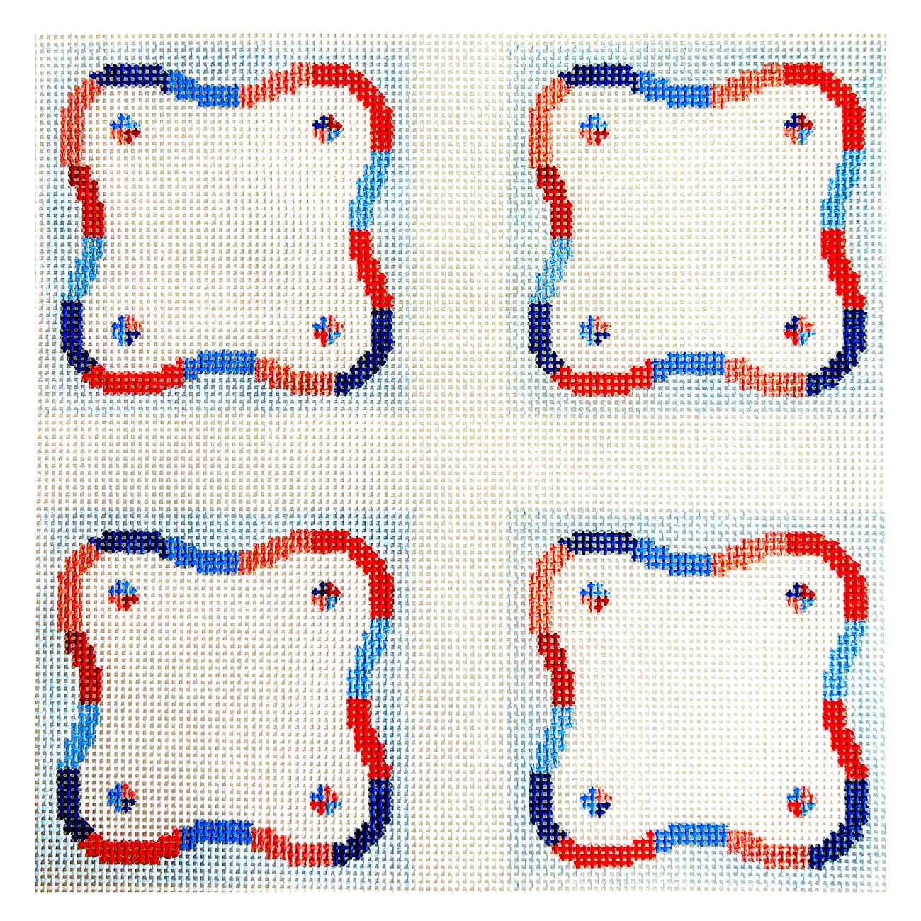 Nantucket Squiggle Coasters Set