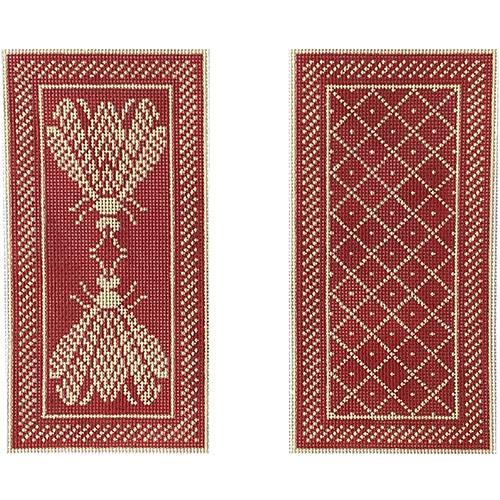 Napoleon's Bee Double Eyeglass Case - Coral & Butter