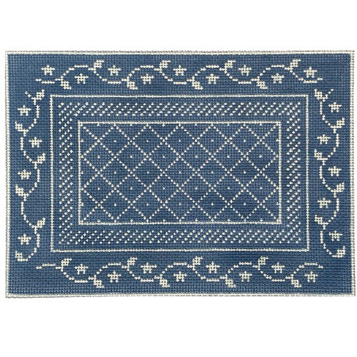 Napoleon's Bee Needle Case - Wedgewood and White