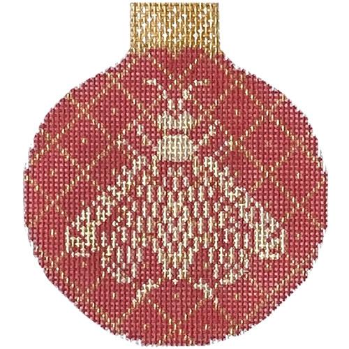 Napoleon's Bee Reflection Bauble - Coral & Gold