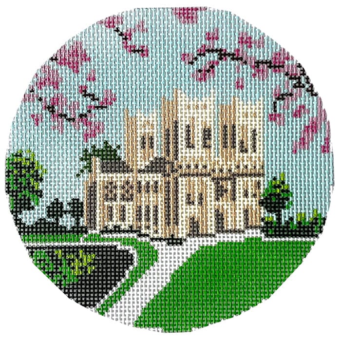 National Cathedral with Cherry Blossoms