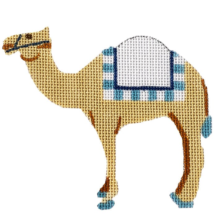 Nativity in Blue & White - Camel w/Stitch Guide