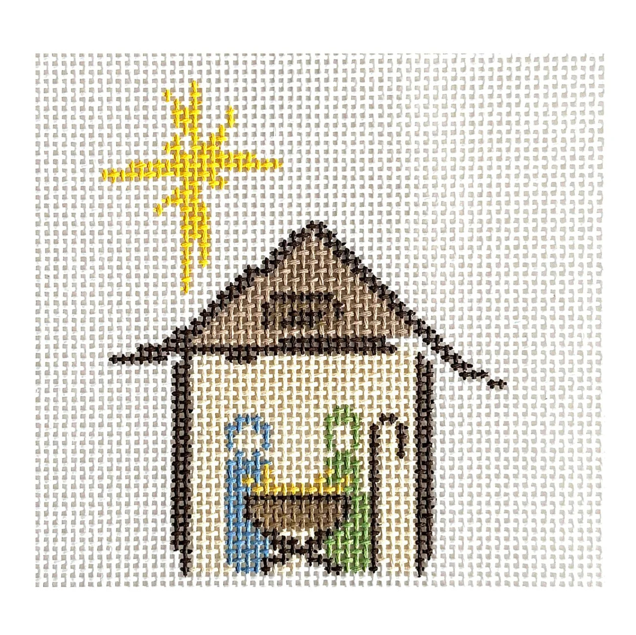 Nativity Stable w/Star of Bethlehem