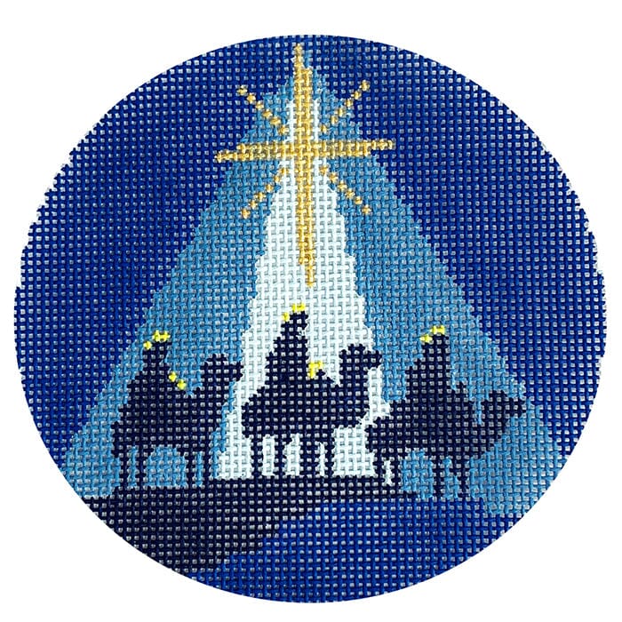Blue Nativity - Wise Men Ornament