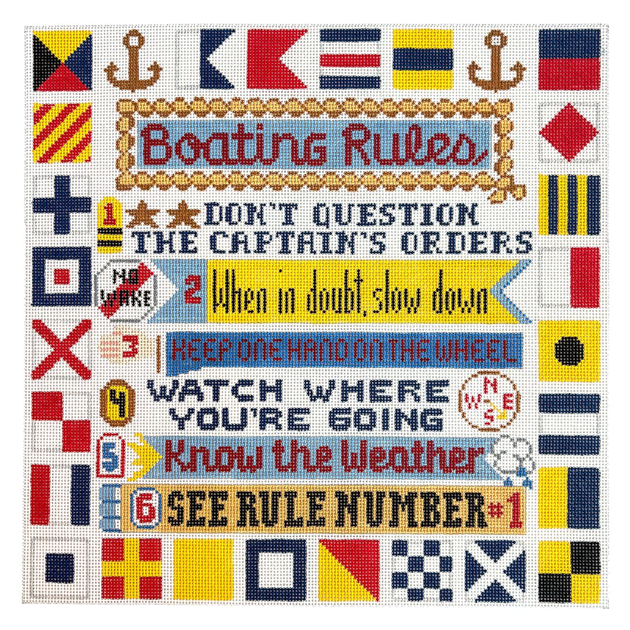 Nautical Signs, 14x14