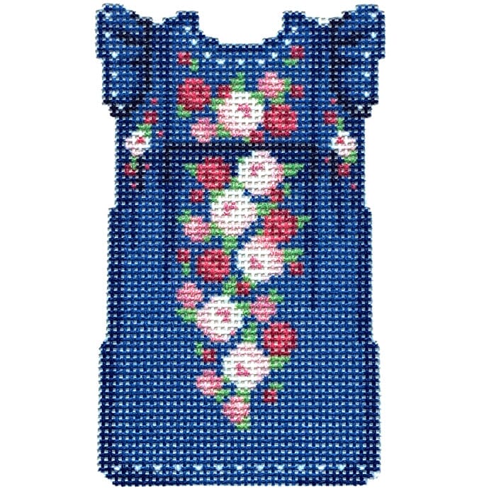 Navy/Pink Mini Oaxaca Dress