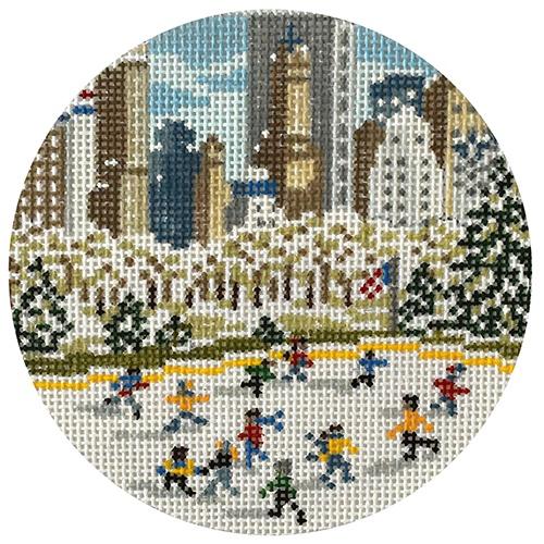 Central Park Ice Skating Rink Round