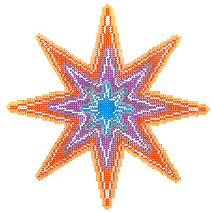 Neon Purple Star