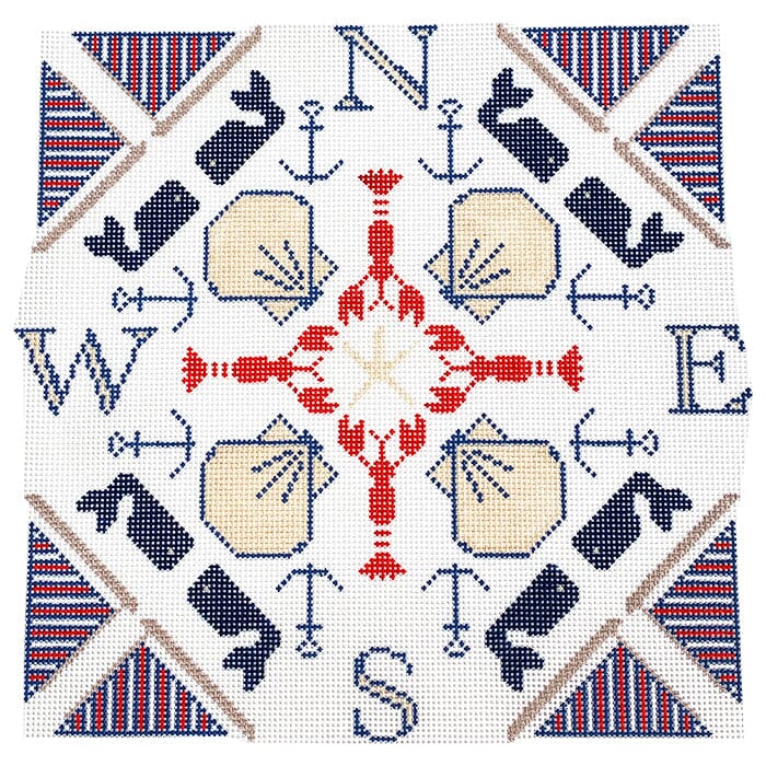 New England Compass Rose 11x11