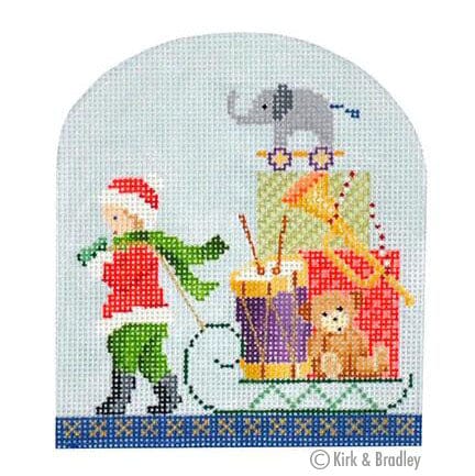 North Pole - Child & Sled