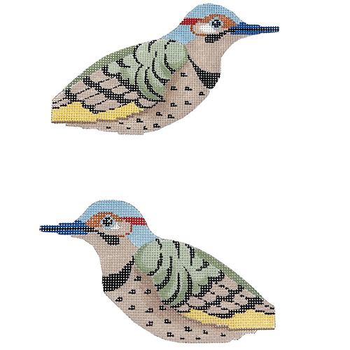 Northern Flicker 2-Sided Clip-On
