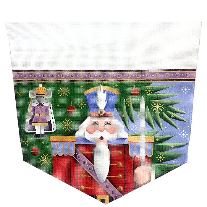 Stocking Cuff: Nutcracker, Mouse King on 18