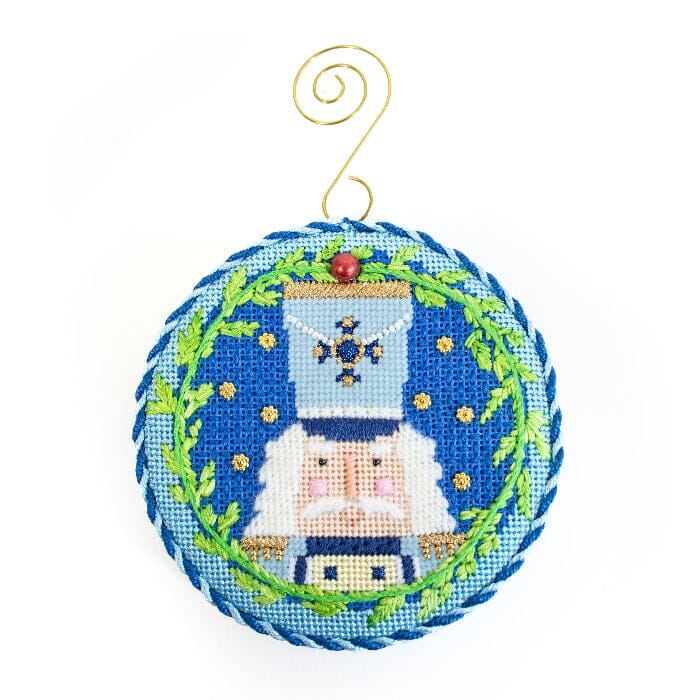 Nutcracker Round Canvas - Otto with Stitch Guide
