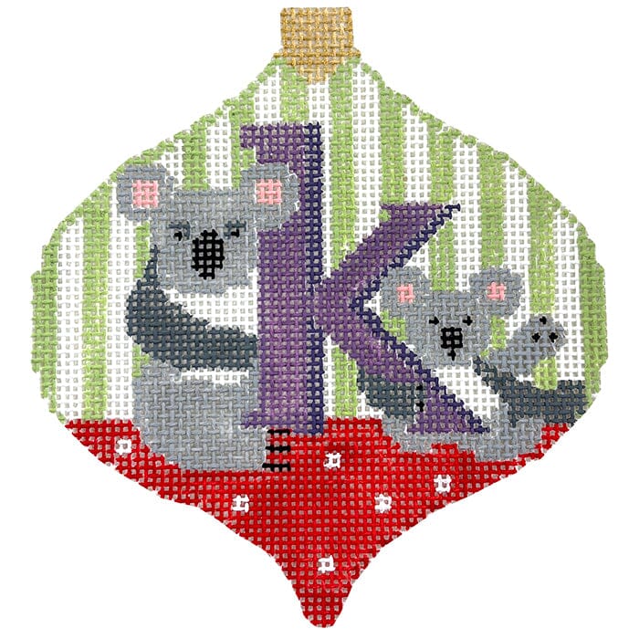 Alphabet Baubles - K Koala
