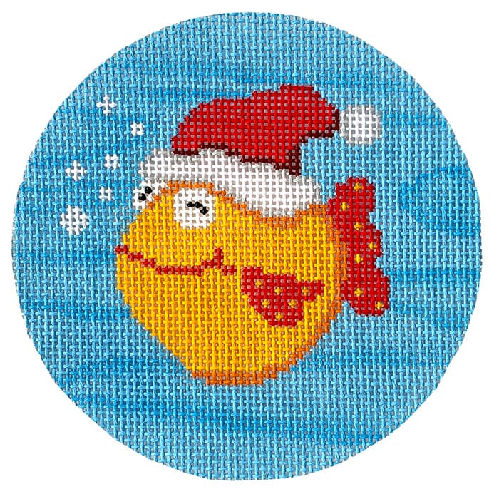 Orange Fish with Earmuffs