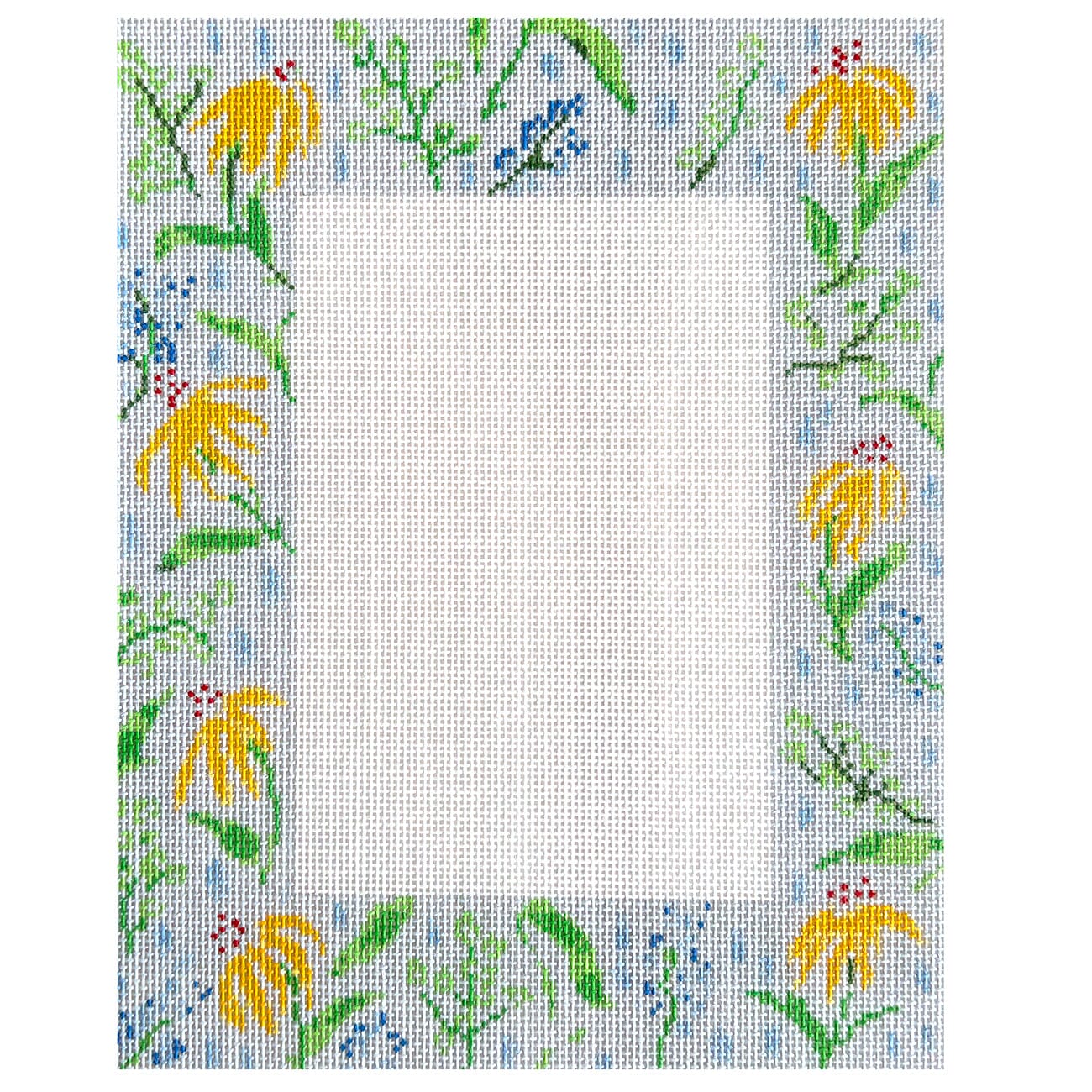 Orange Floral Frame