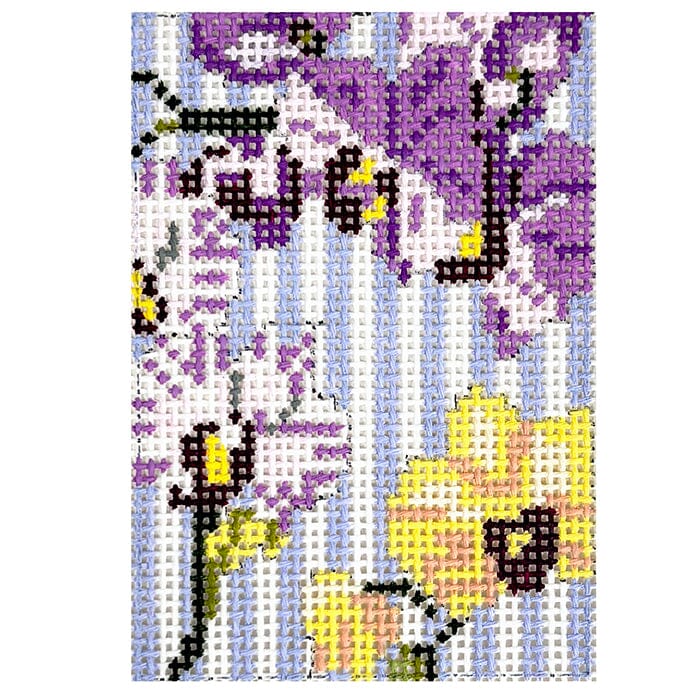 Orchid Luggage Tag 2x3