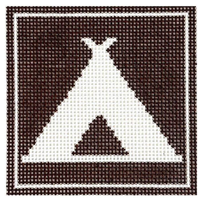 Outdoor Sign Coaster - Camping