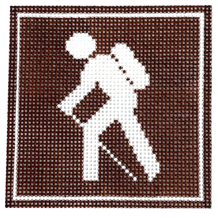 Outdoor Sign Coaster - Hiker