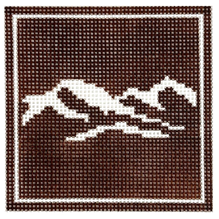 Outdoor Sign Coaster - Mountains