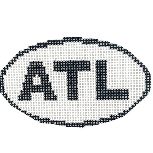 ATL (Atlanta, GA) Oval Ornament