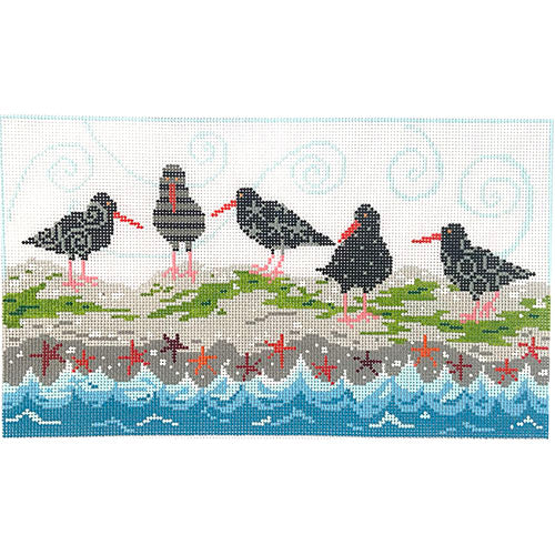 Oyster Catchers on Shore