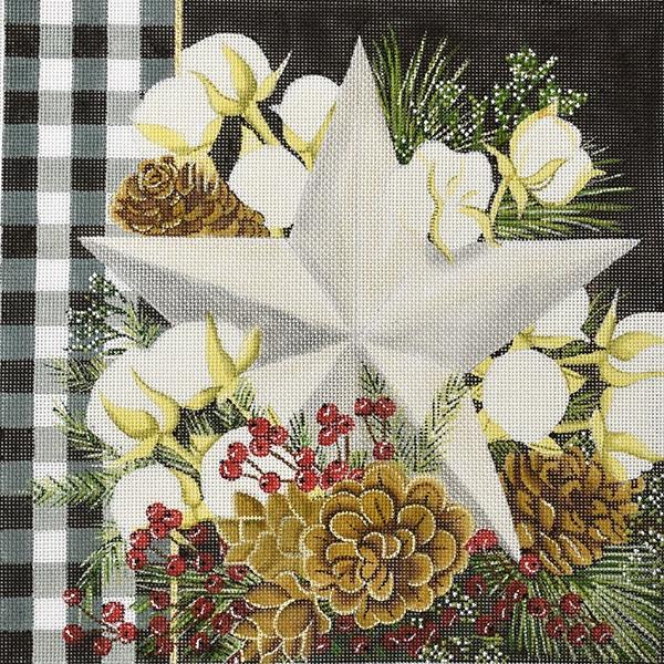 Gingham Bolls Star