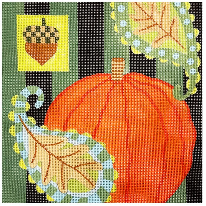 Paisley Pumpkin Square