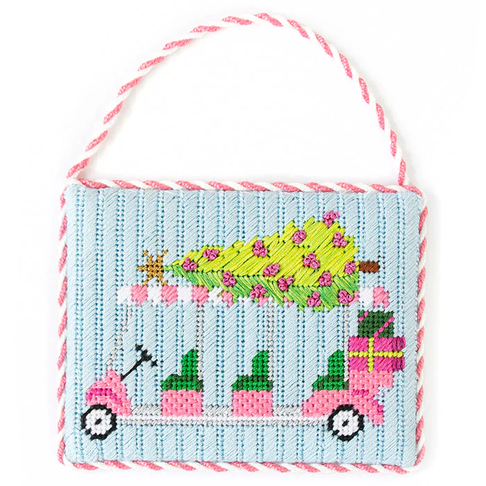 Palm Beach Christmas - Golf Cart with Christmas Tree Kit - Image 2