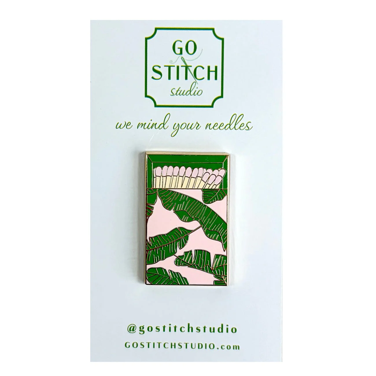 Palm Beach Matchbox Needle Minder