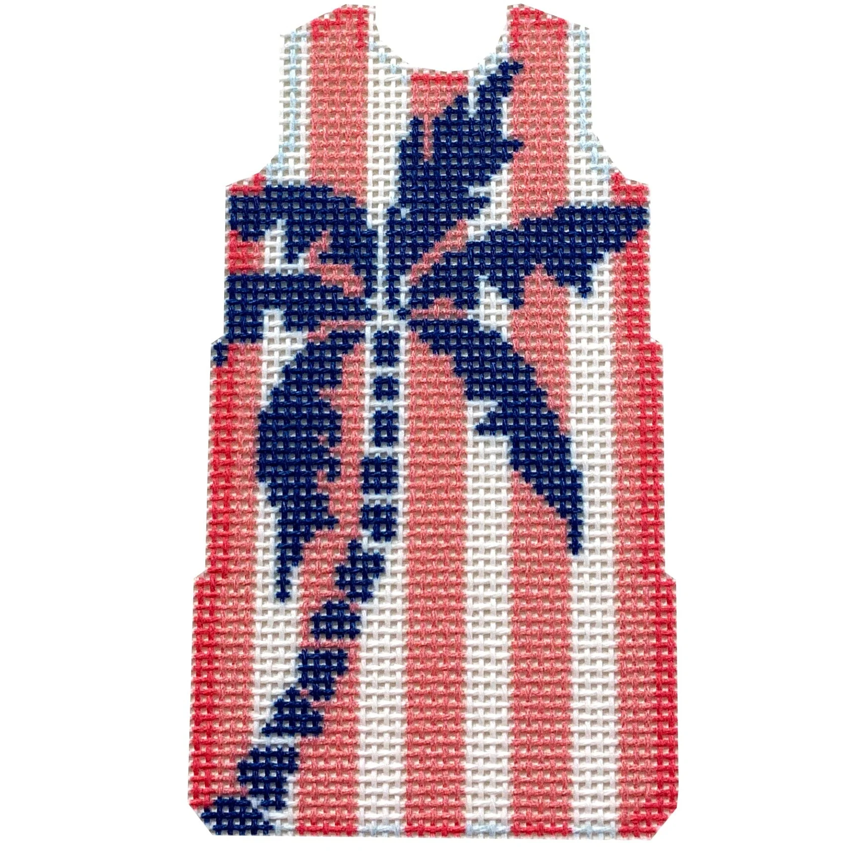 Palm Tree Stencil/Pink Mini Shift