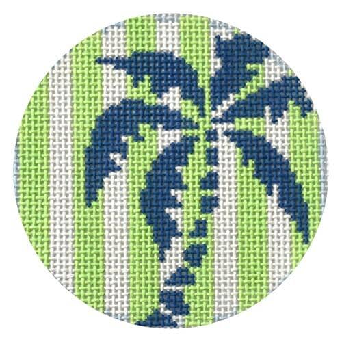 Palm Tree Stencil Round 3"