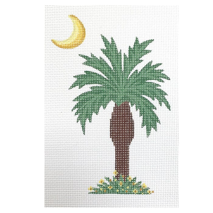 Palm Tree with Moon on 13