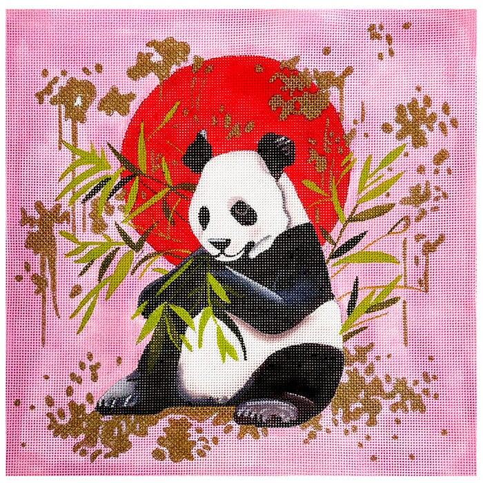 Panda on Pink