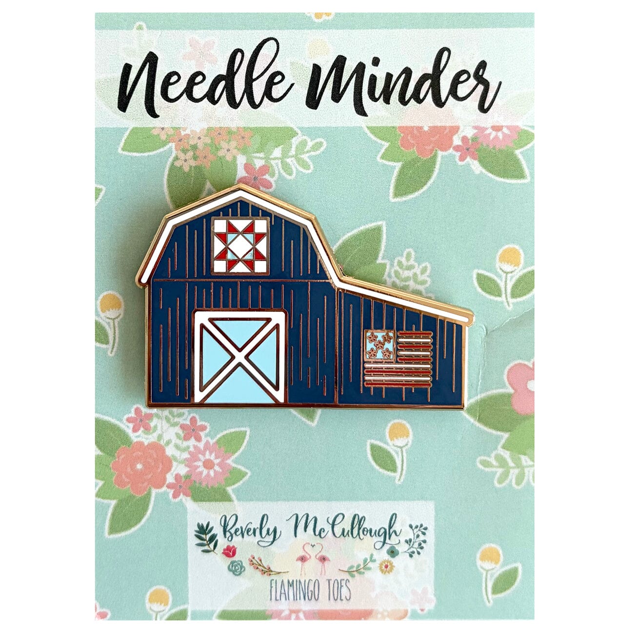 Patriotic Barn Needleminder