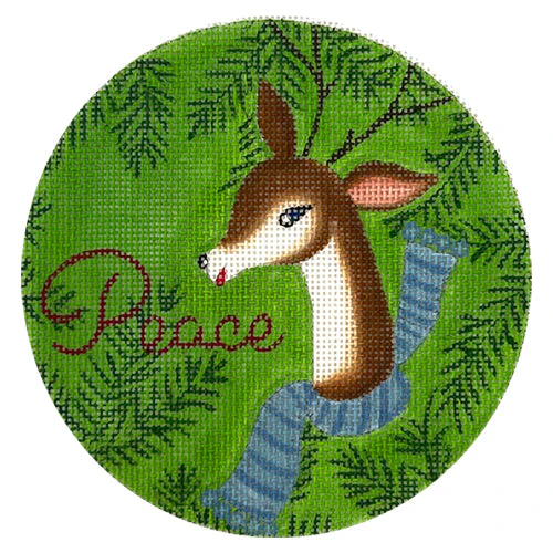 Peace Reindeer Ornament