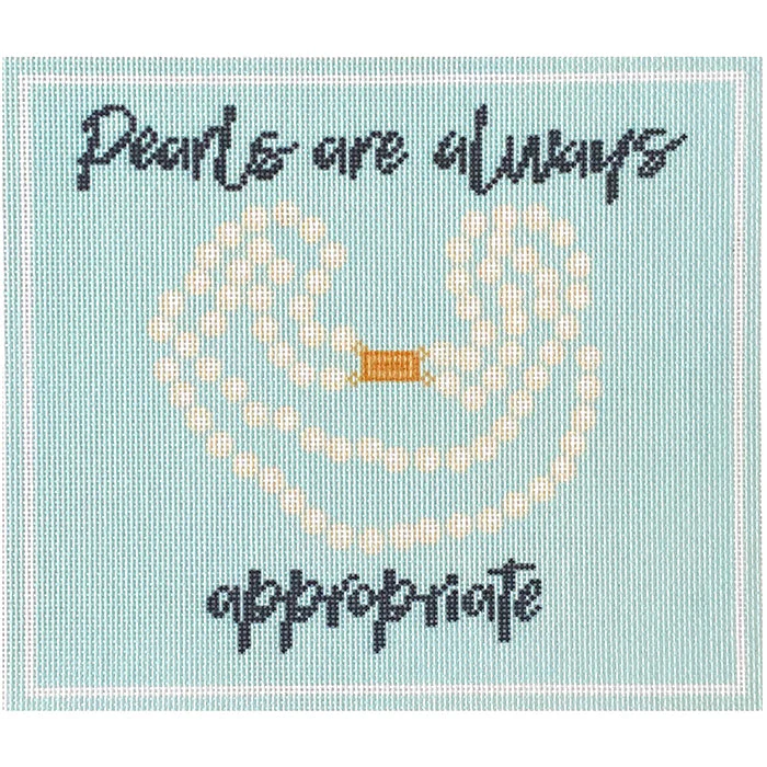 Pearls are Always Appropriate Canvas