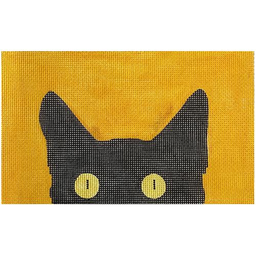 Peeky Kitty Yellow on 13