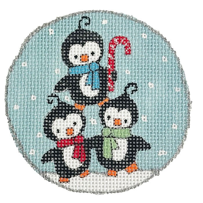Penguins in Snow