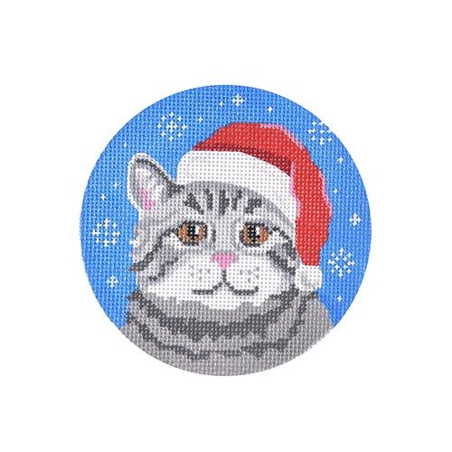 Grey Tabby Santa