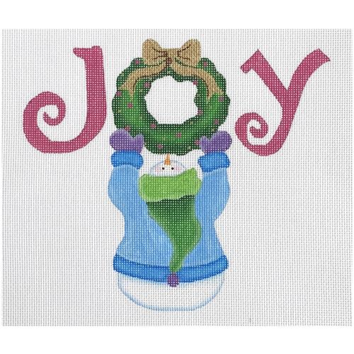 Joy Wreath Snowman