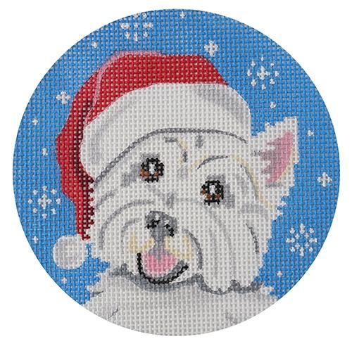 Westie Santa Round