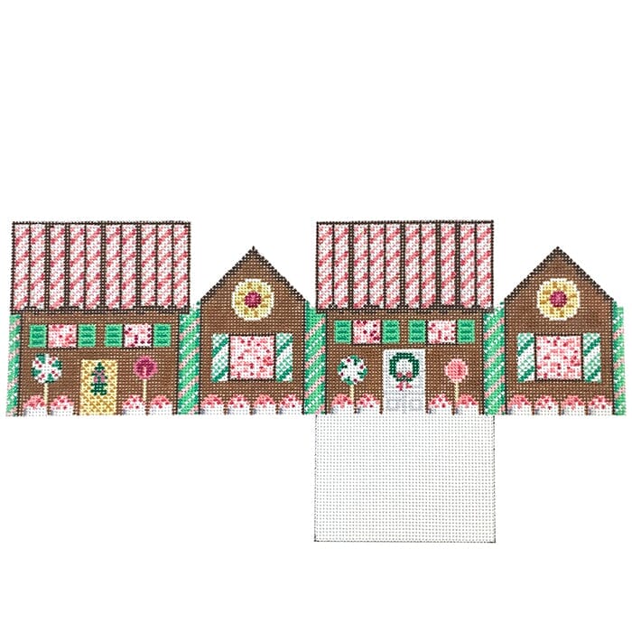 Peppermint & Dark Chocolate Gingerbread House on 18