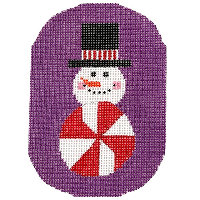Peppermint Snowman with Stitch Guide