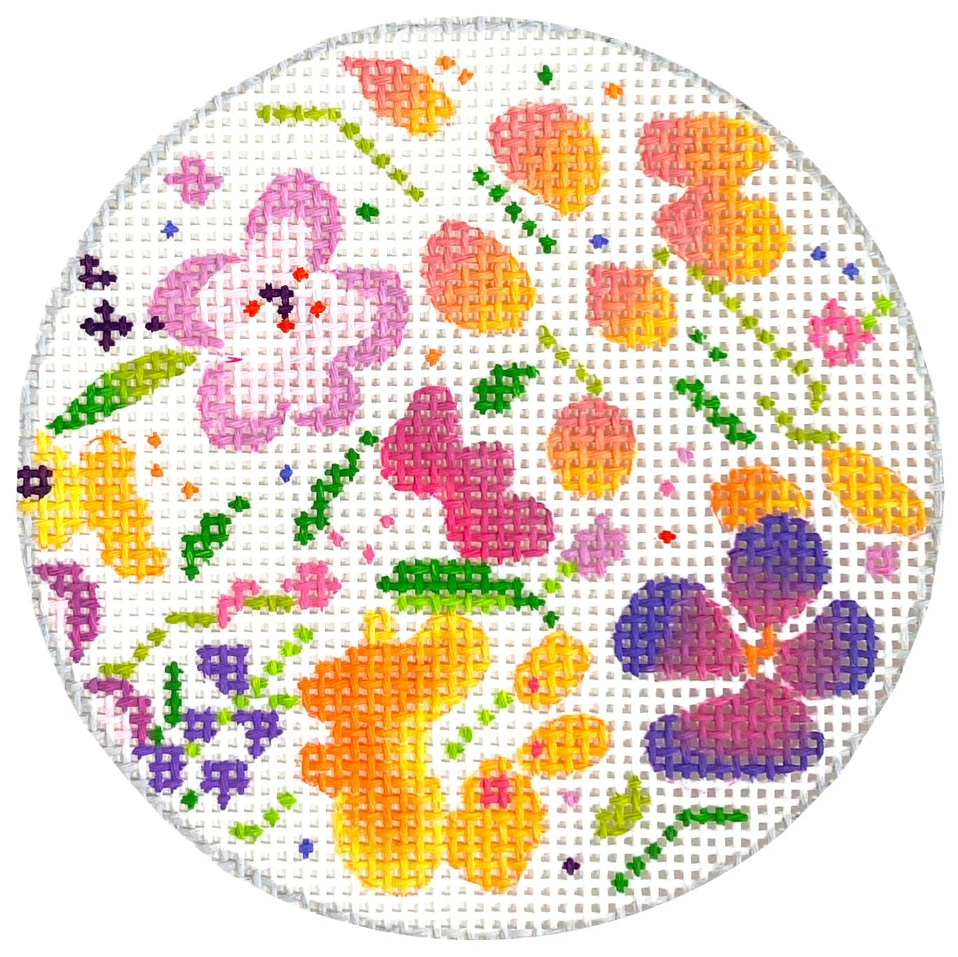 Peppy Floral 4" Round