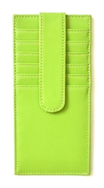 Planet Earth - Women's Leather Multi Card Holder - Green