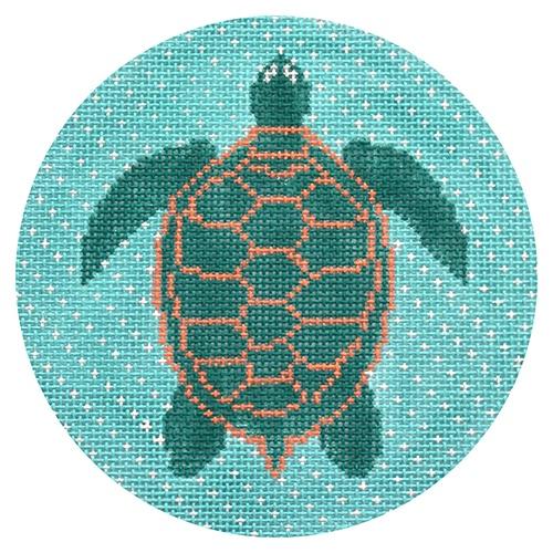 Tropical Turtle Ornament